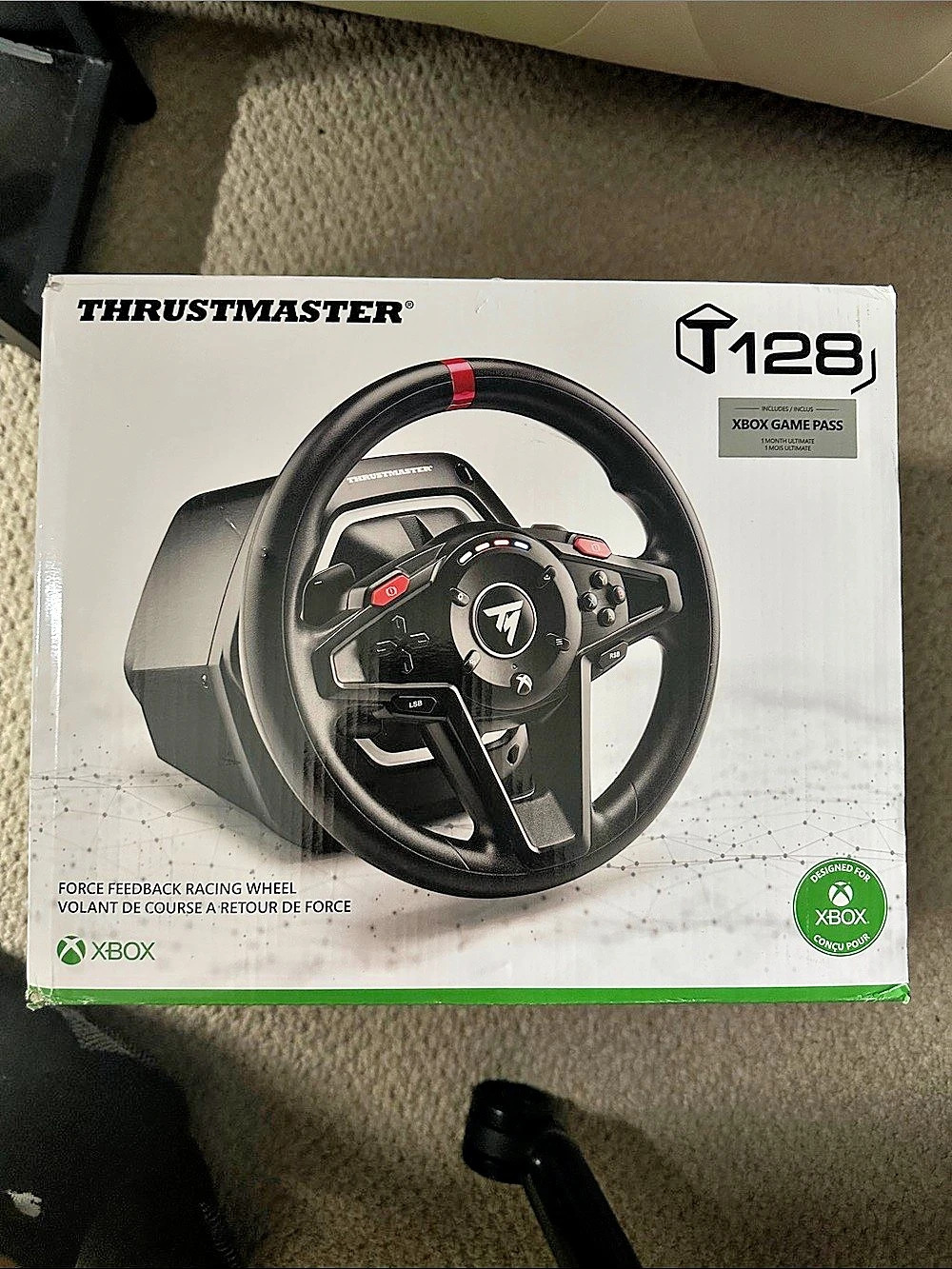 Thrustmaster T128 Xbox Racing Wheel and Pedals